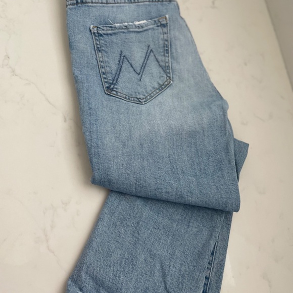 MOTHER The Insider Crop Step Fray Hem Bootcut Jeans- I Confess - Picture 2 of 5